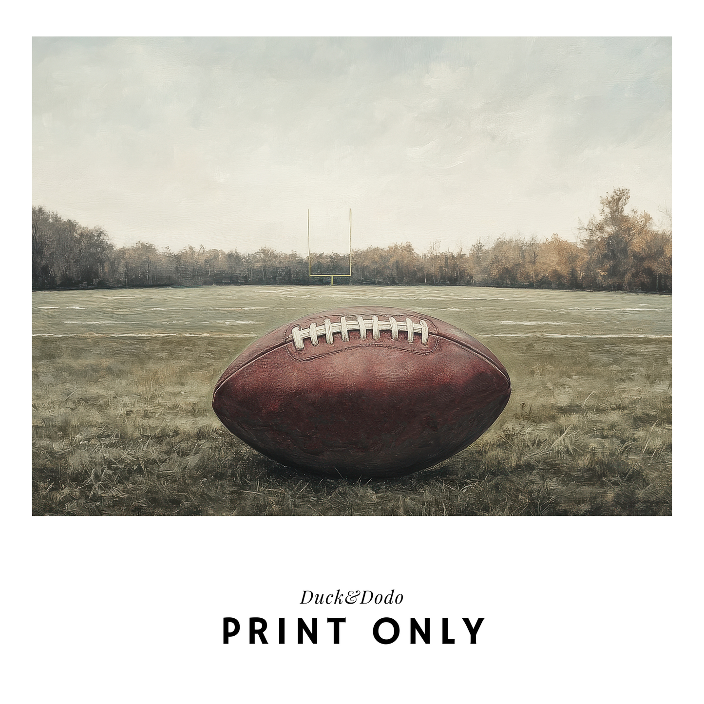 Football Field Print