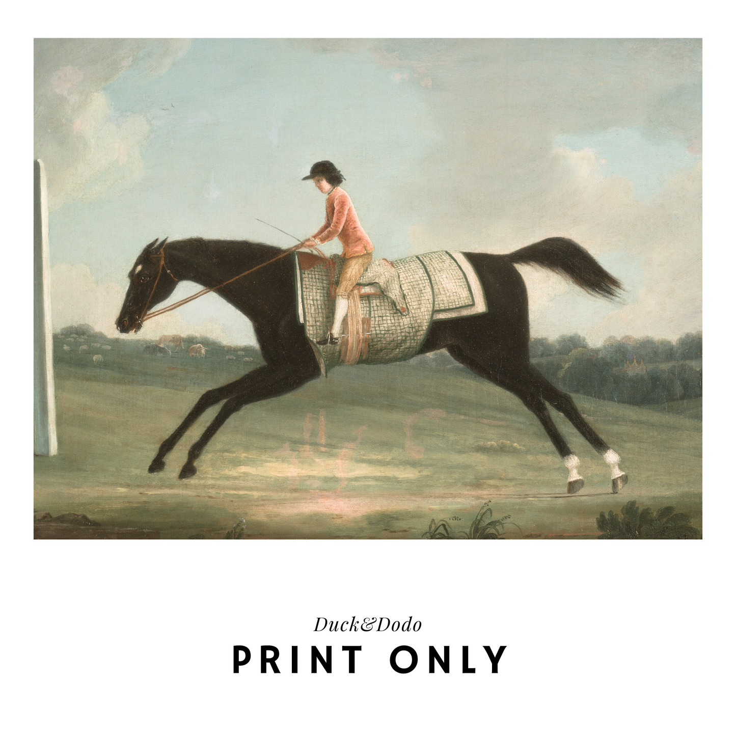 Jumping Horse Print