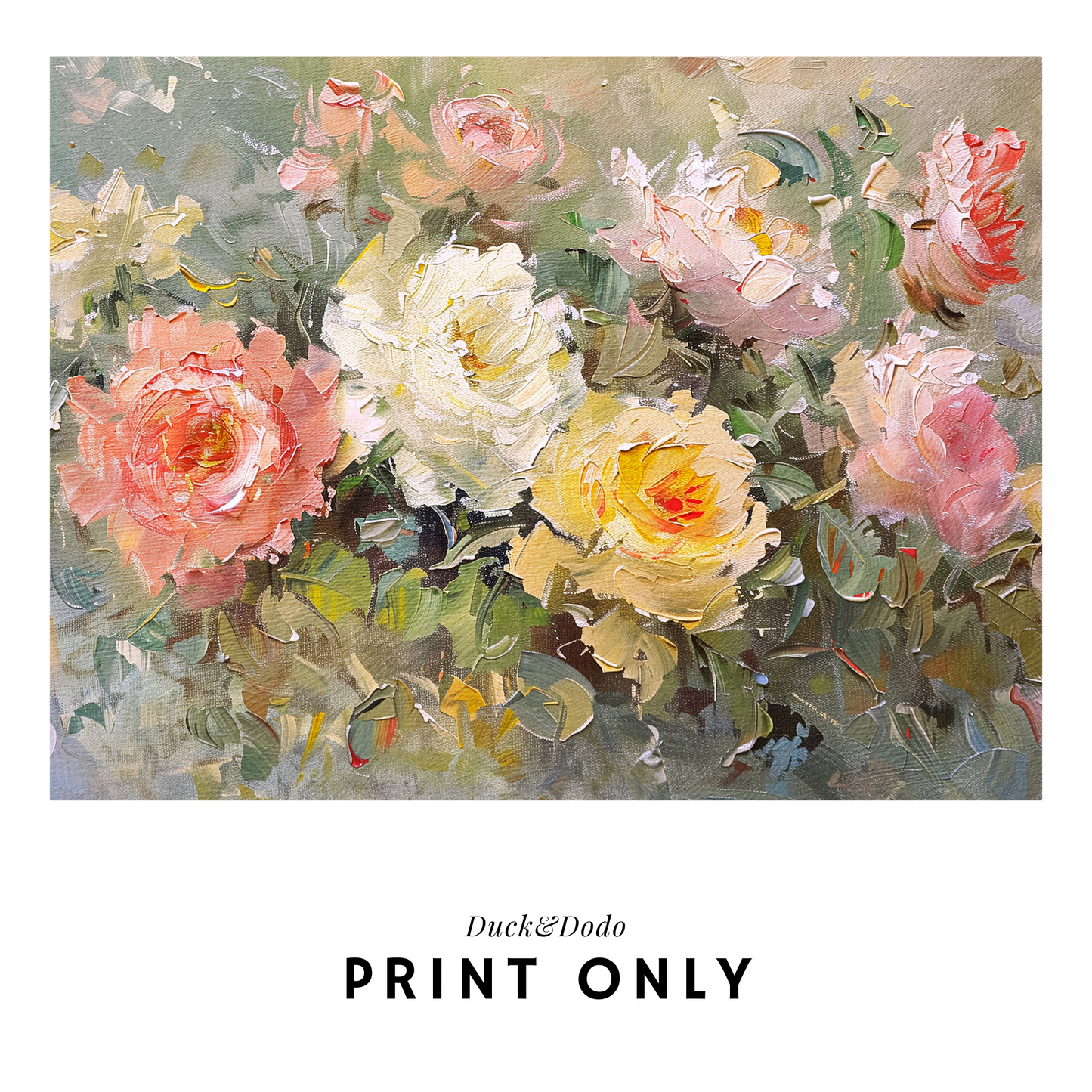 Flower Painting Print