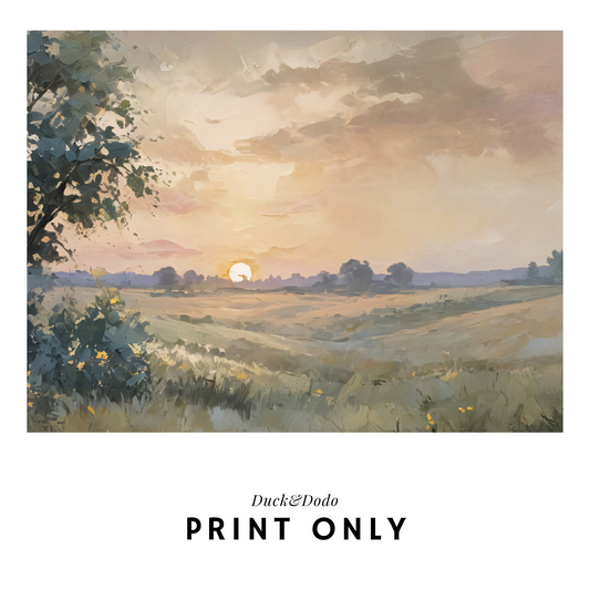 Scenery Print - Sunset