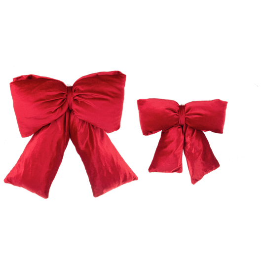 Coquet Christmas Ribbon Ornament red