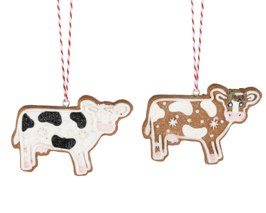 resin cow gingerbread