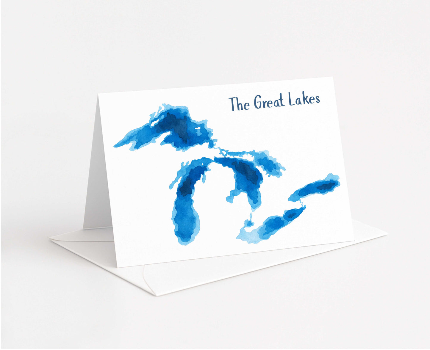 lake greeting card