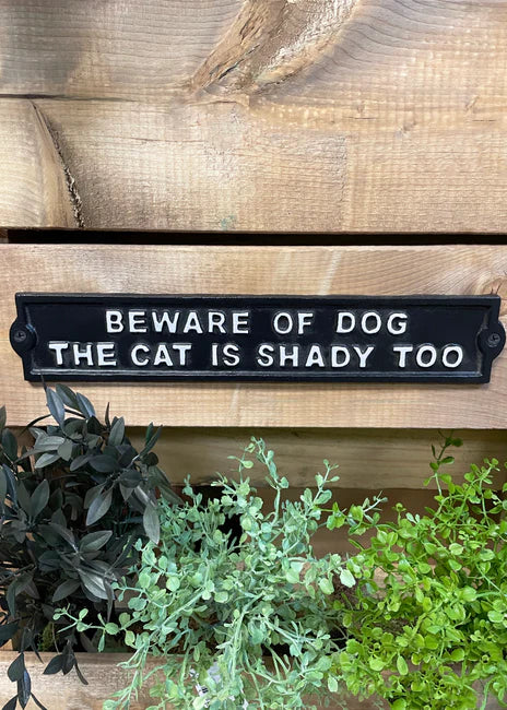 Beware the dog sign