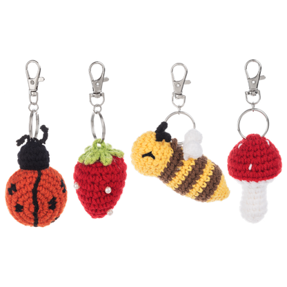 Crochet Garden Key Fob