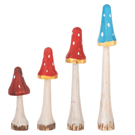 Slim Mushroom Figurine