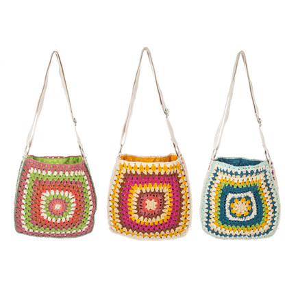Crochet Granny Square Purse
