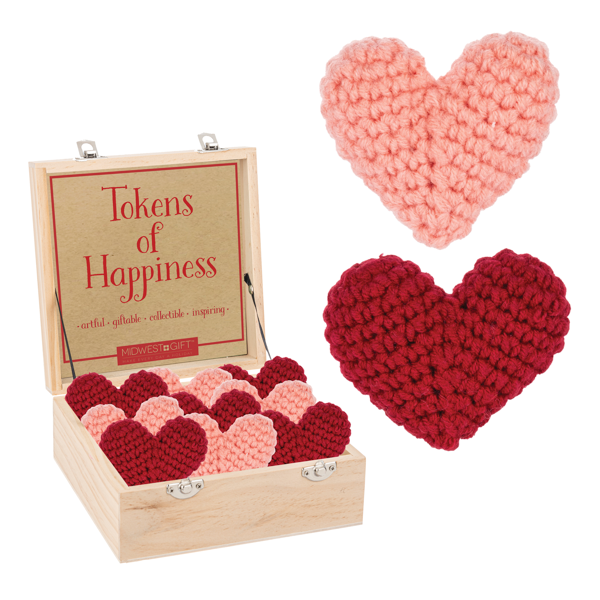 Crochet Token Crochet Heart Token – Duck & Dodo