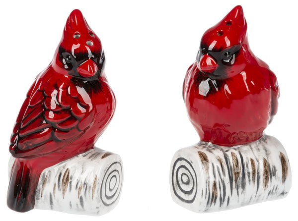 Pair of Cardinal Salt and Pepper Shakers