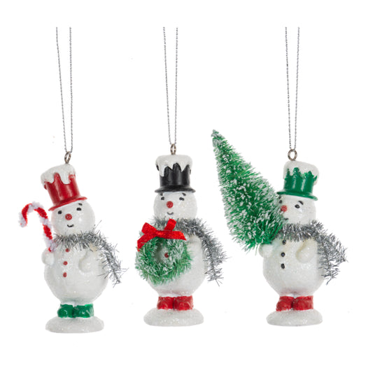 Vintage Snowman Ornament