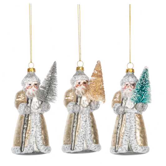 Winter Santa Ornament