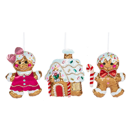 Glitter Gingerbread men