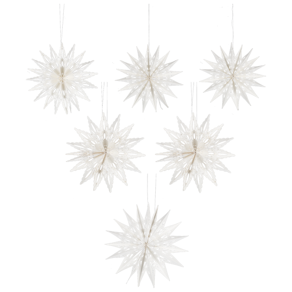 Honeycomb Snowflake box of 6