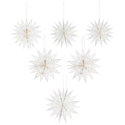 Honeycomb Snowflake box of 6