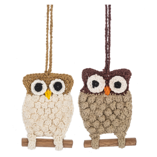 Crochet Owl Ornmanet