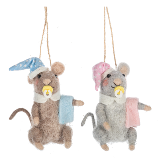 Mouse Baby Ornament
