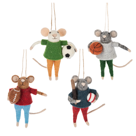 Mouse Sport Ornmaent
