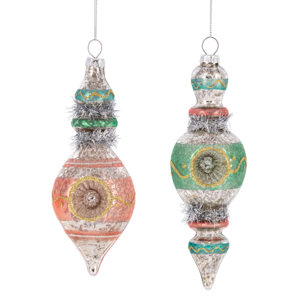 Vintage Witch Eye Drop Ornament
