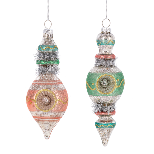 Vintage Witch Eye Drop Ornament