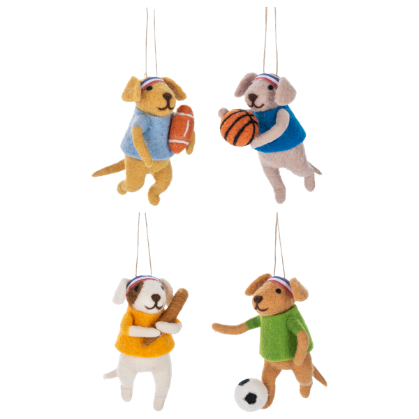 Sport Puppy Ornament