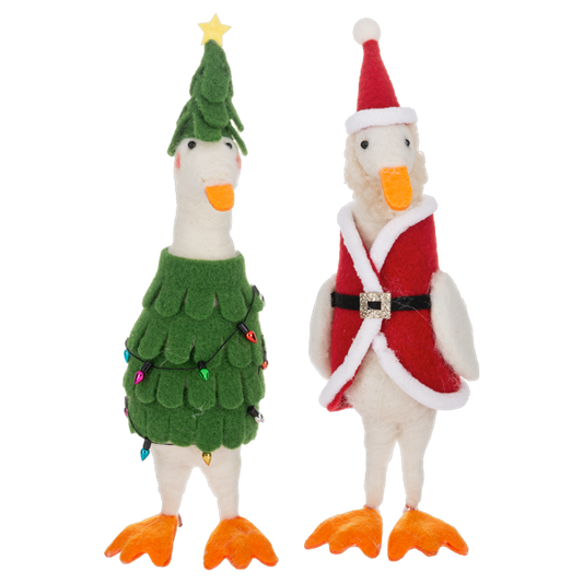 Wool Goose ornament
