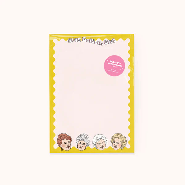 Stay Golden Notepad