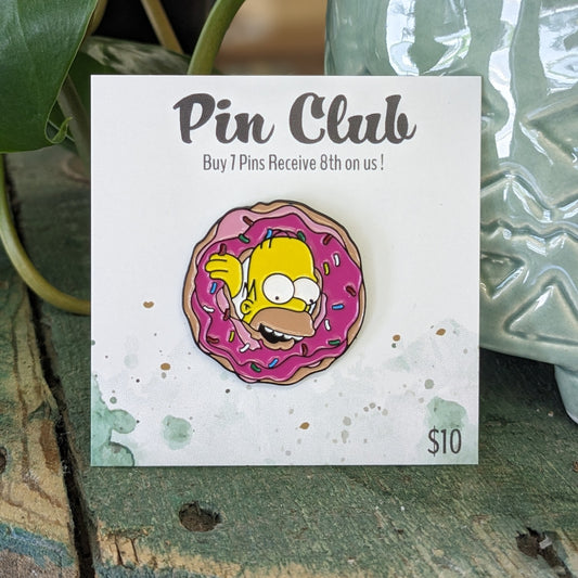 Homer Donut Pin