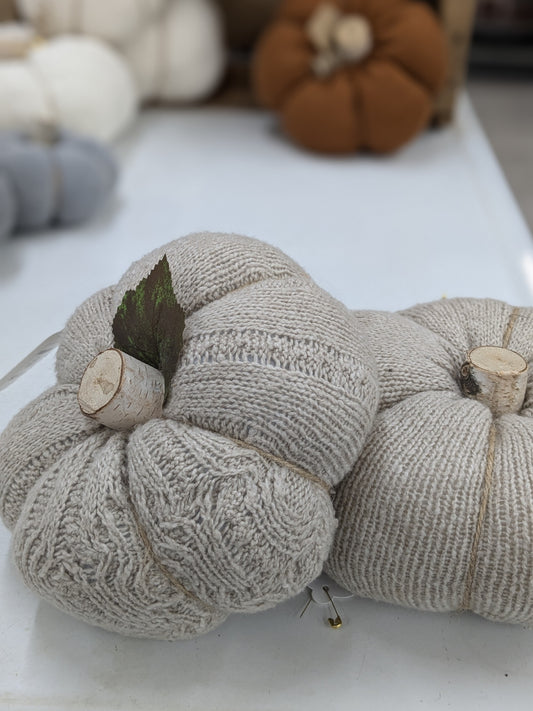 handmade Sweater Pumpkin - beige