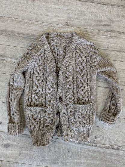 Hand knitted cardigan