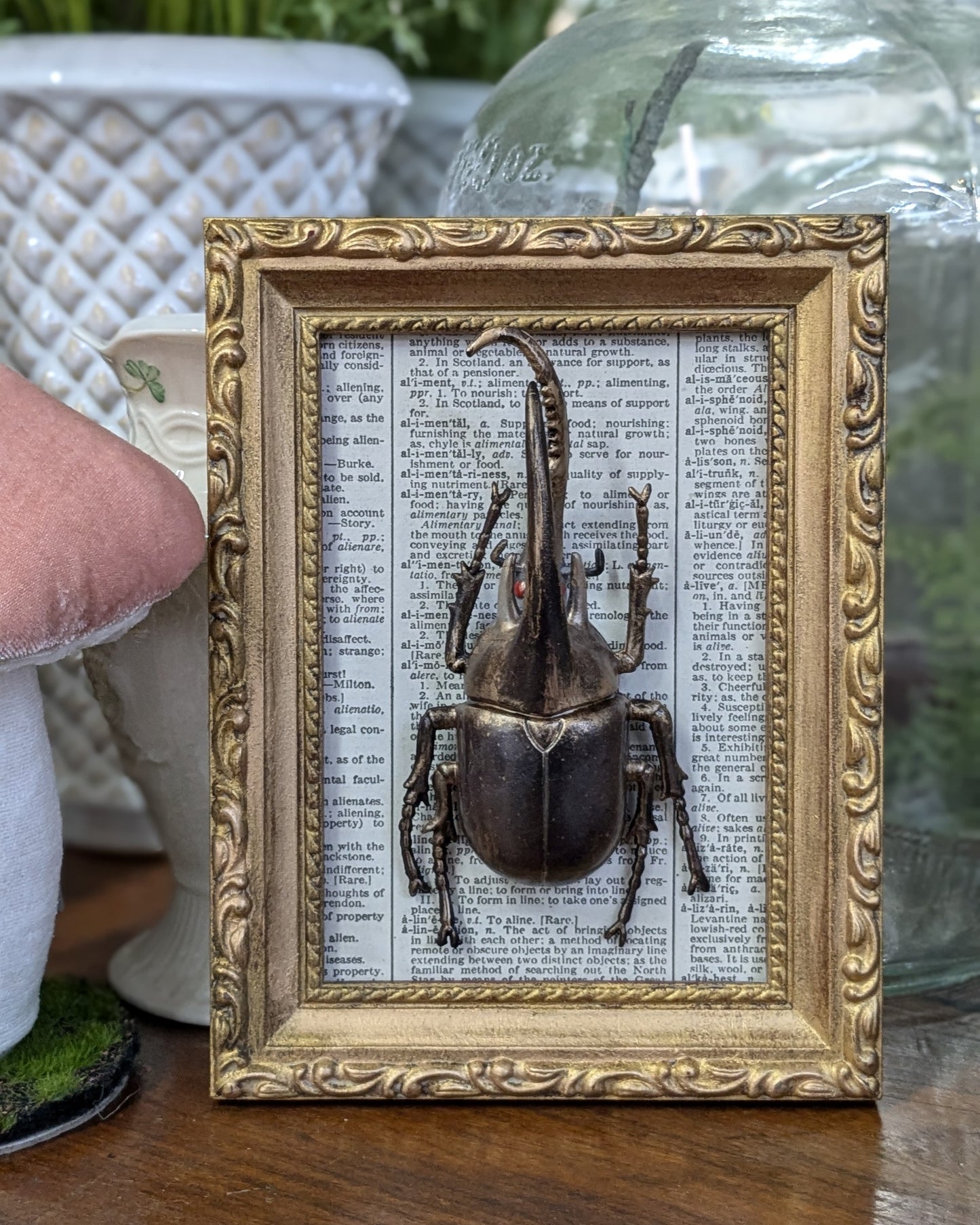 Faux bug wall art