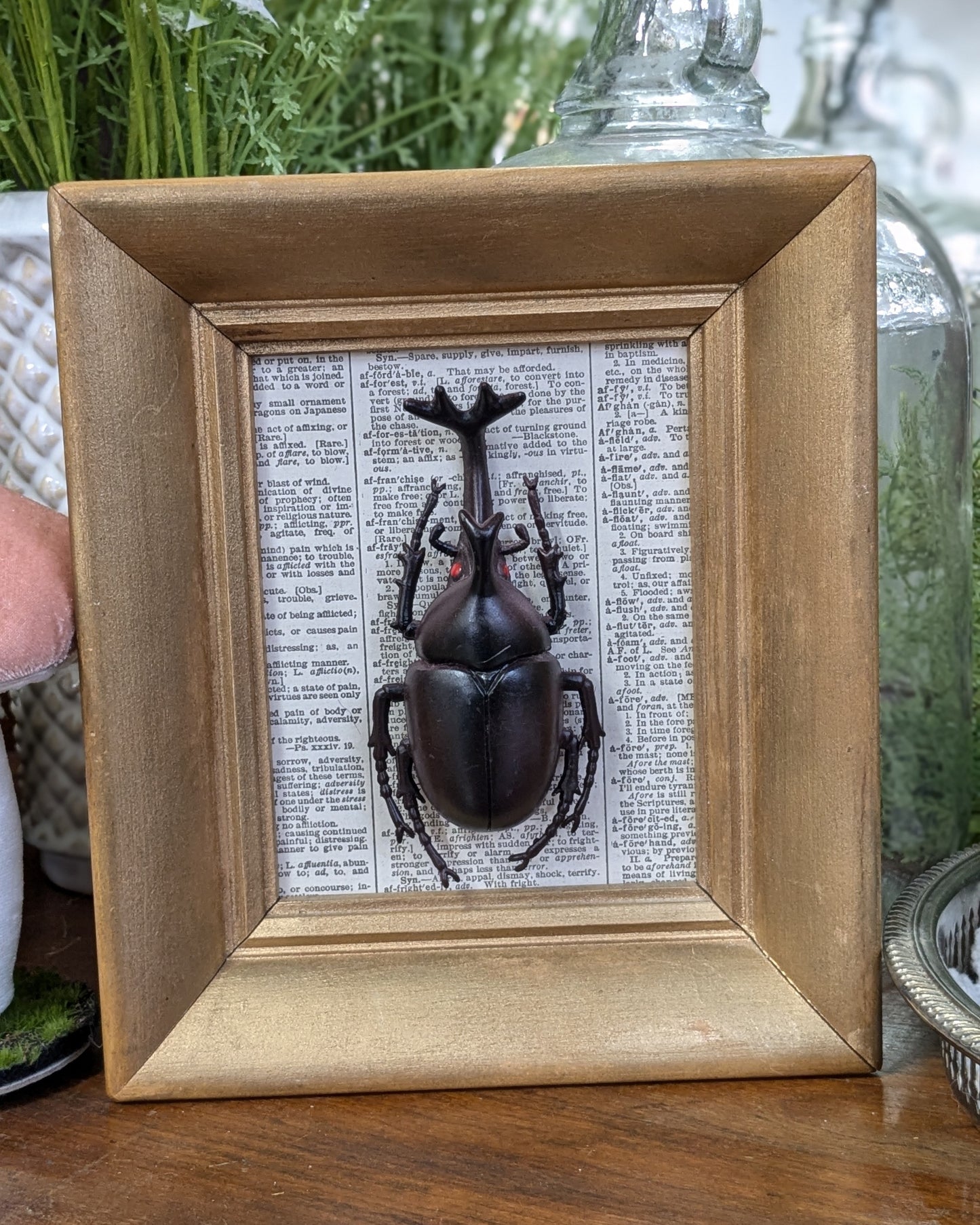 Faux bug wall art