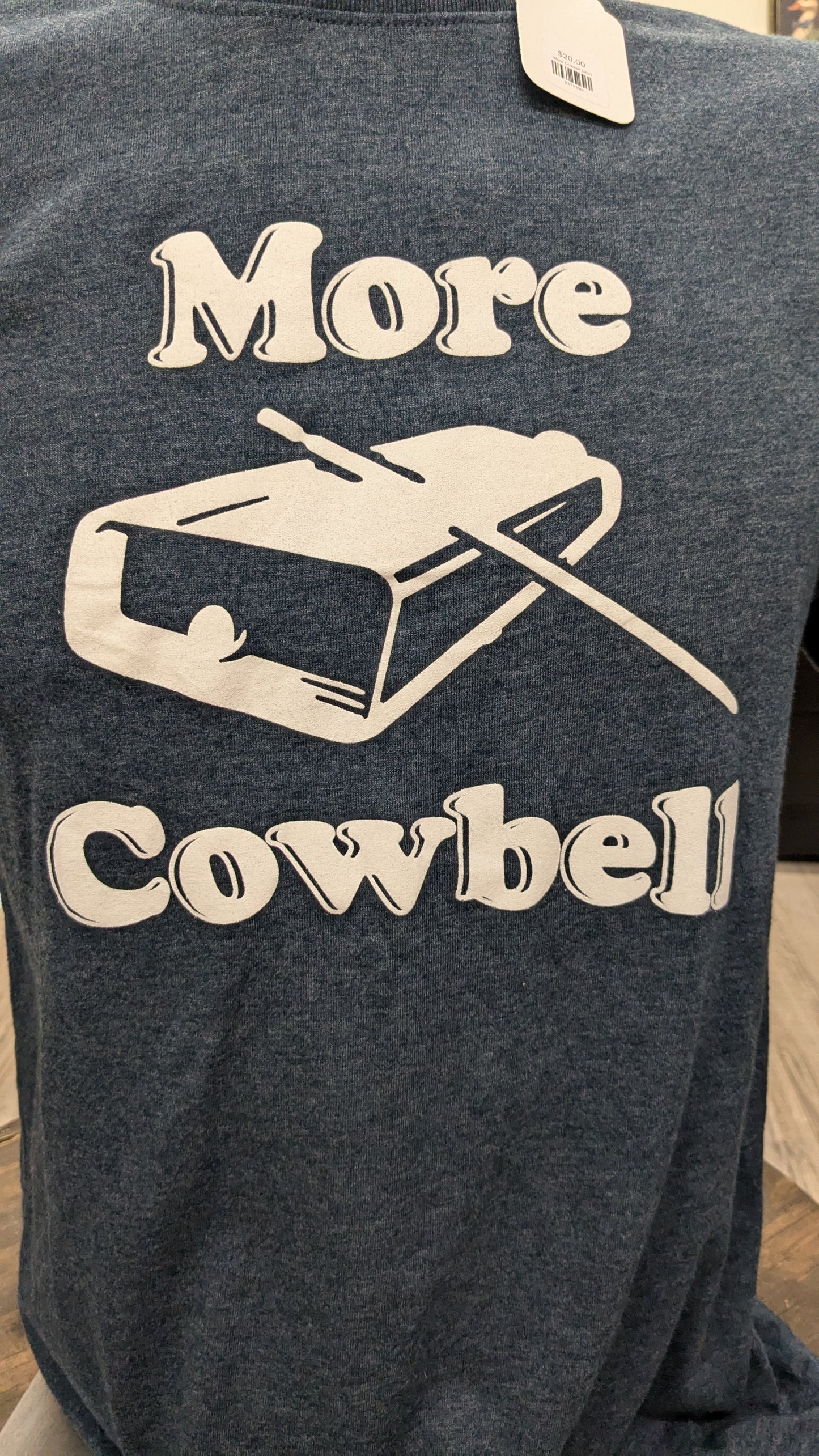 More Cowbell T-shirt - Size M