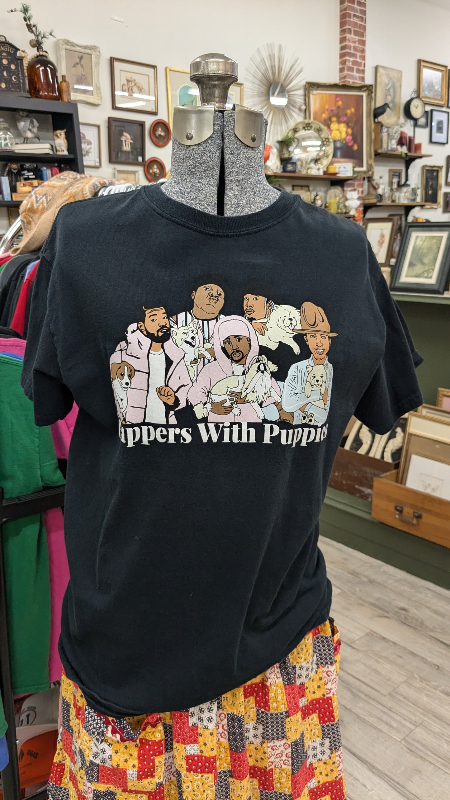 Rappers With Puppies T-Shirt - Size M