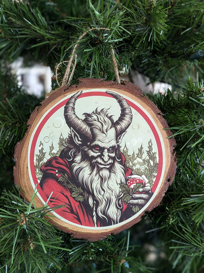 Rustic Krampus wall Decor