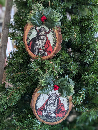 Rustic Krampus wall Decor