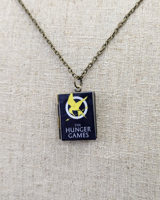 Hunger Games Book Locket Necklace