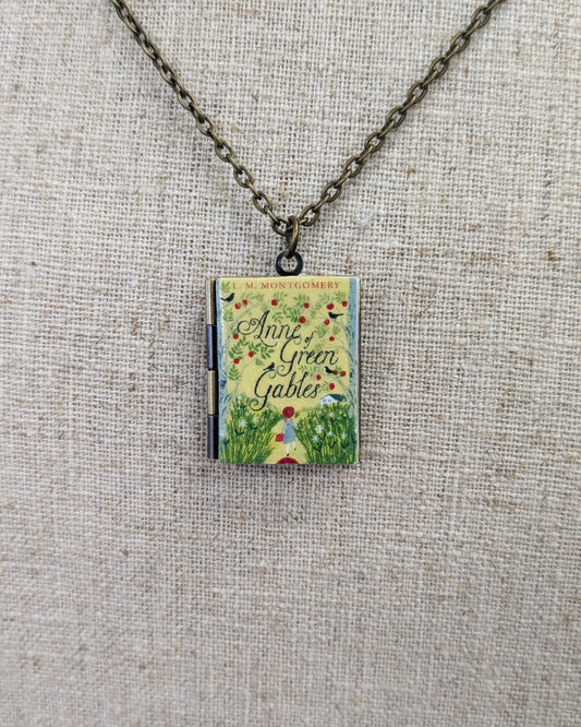 Anne of Green Gables Book Locket Necklace