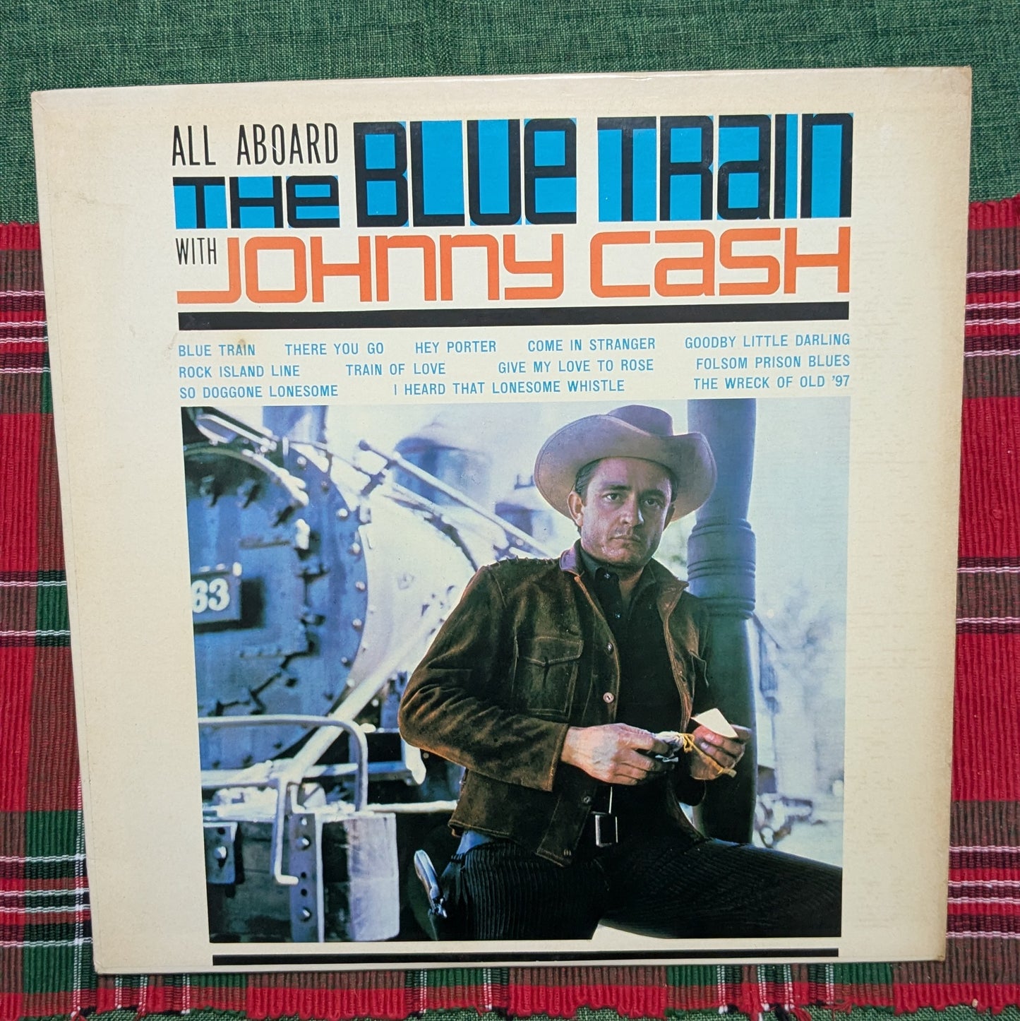 Johnny Cash All Aboard The Blue Train LP