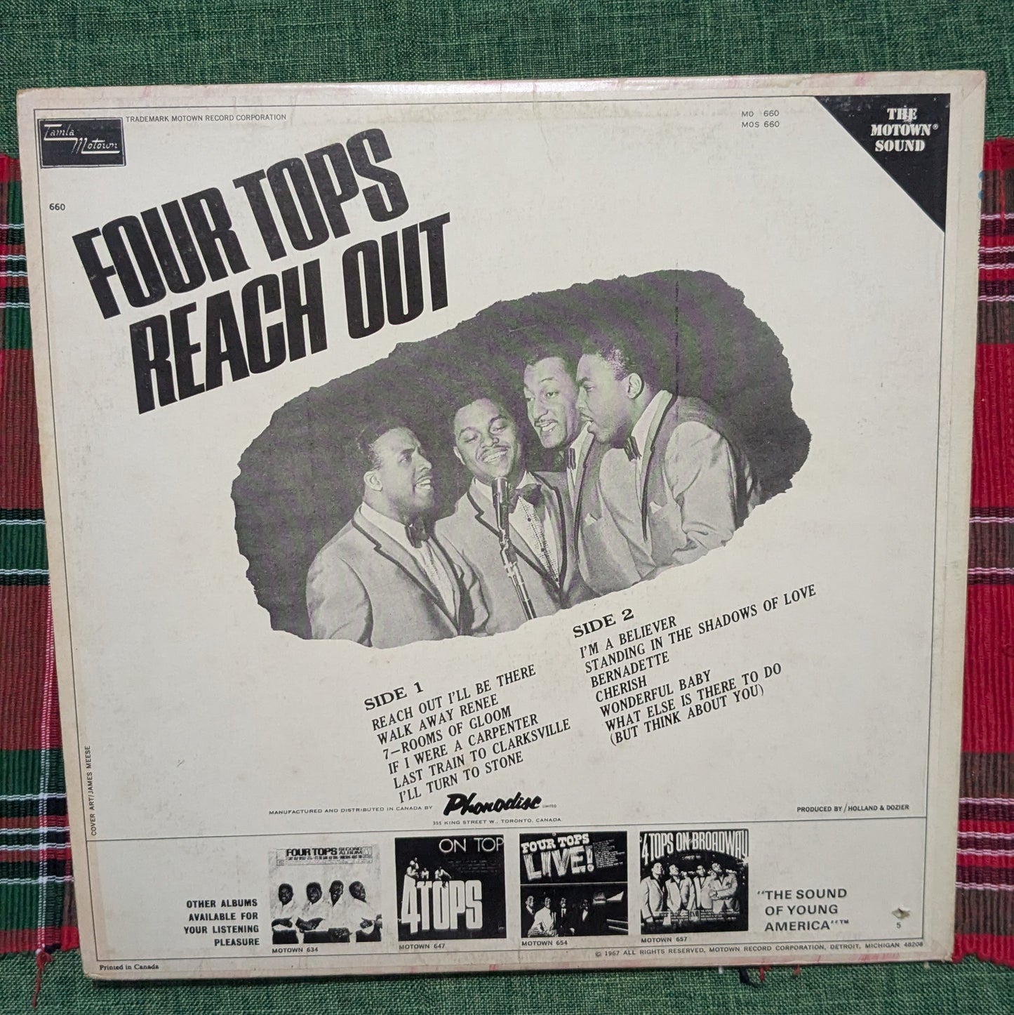 The Four Tops Reach Out LP