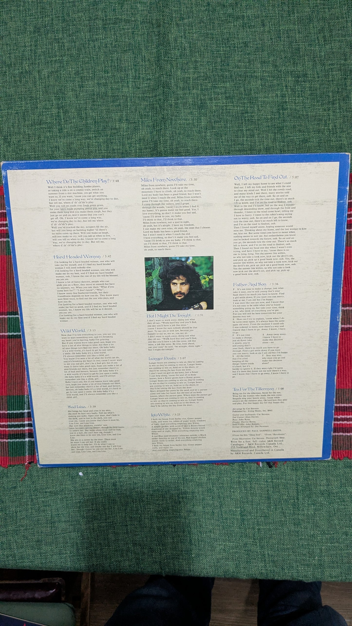 Cat Stevens Tea For The Tillerman LP