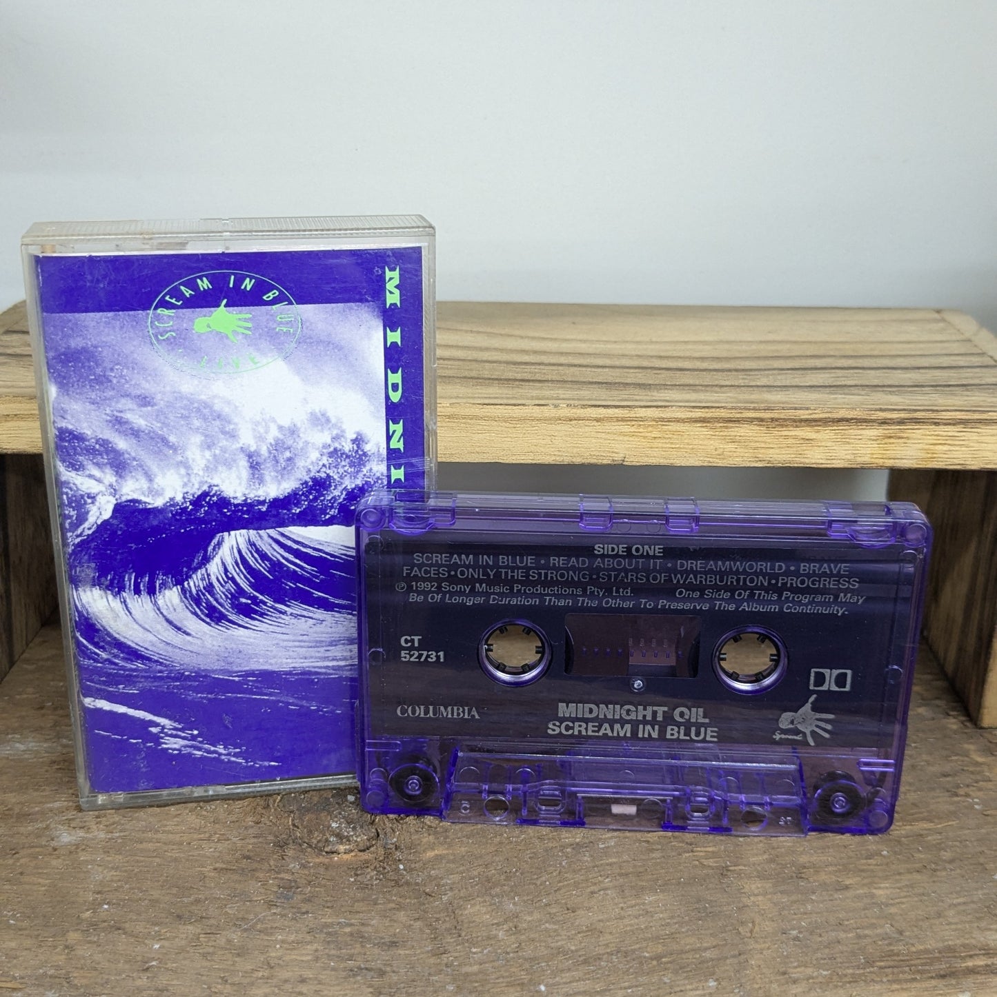 Midnight Oil Scream In Blue Cassette