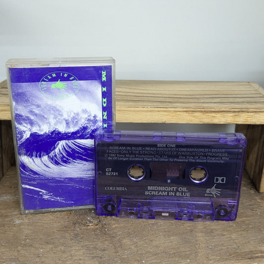 Midnight Oil Scream In Blue Cassette