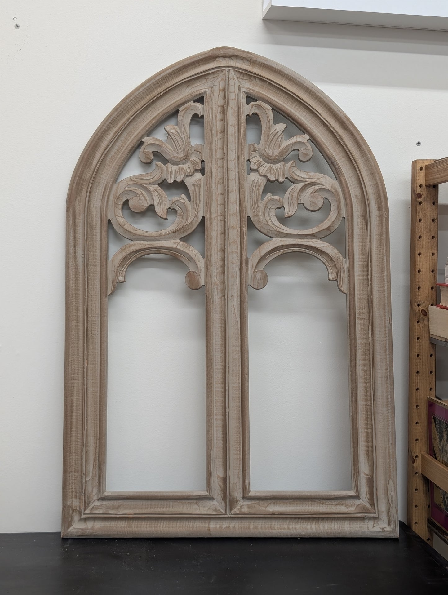 Arched faux frame