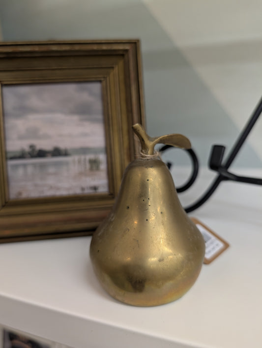 Brass pear bell