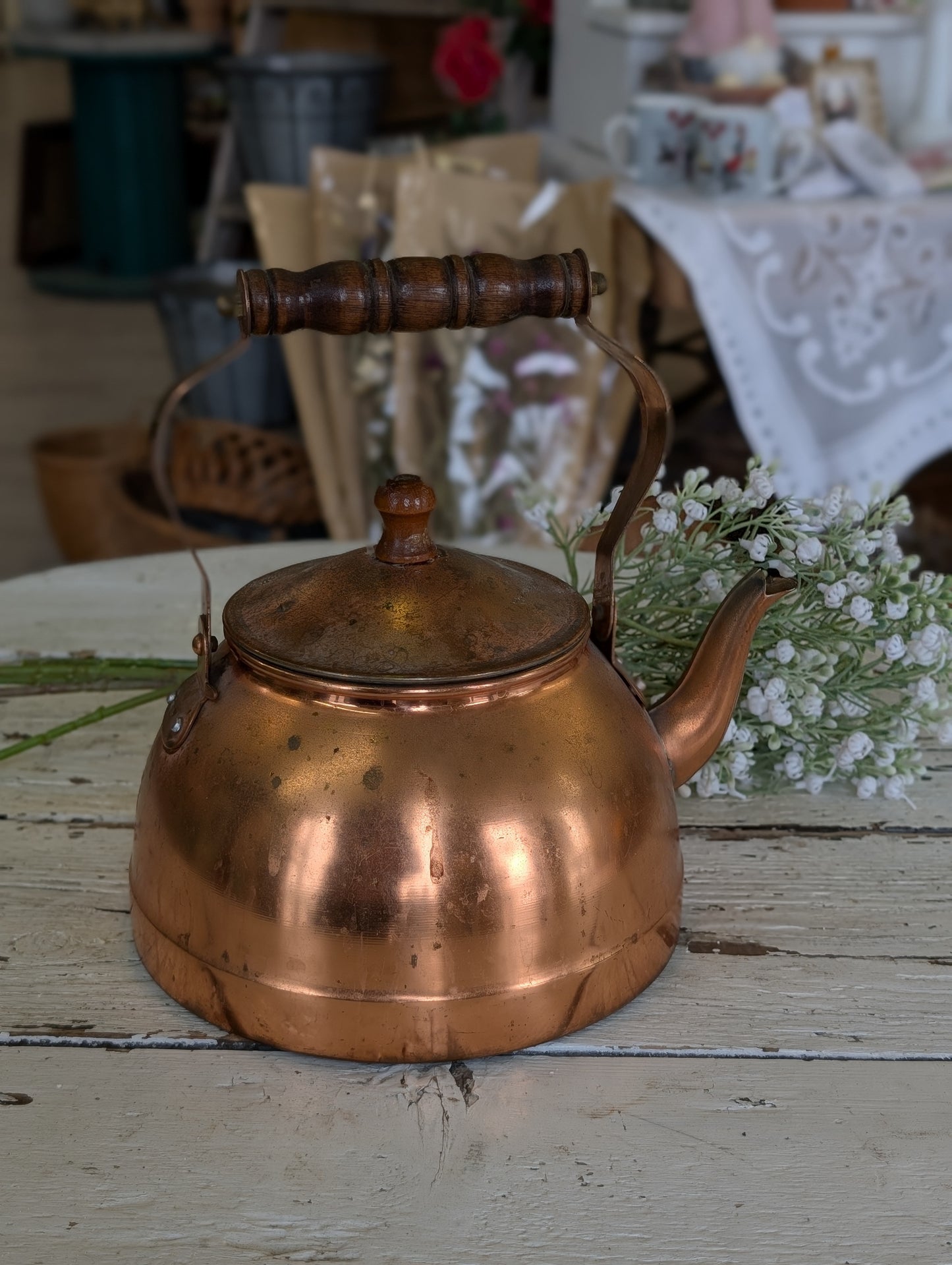 Copper teapot