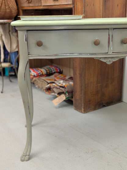 painted and distressed desk