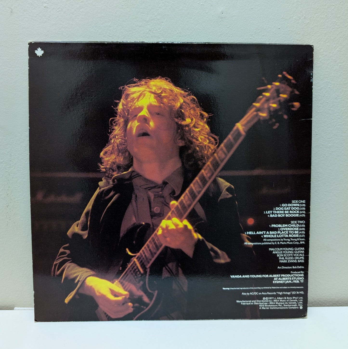 AC/DC Let There Be Rock LP