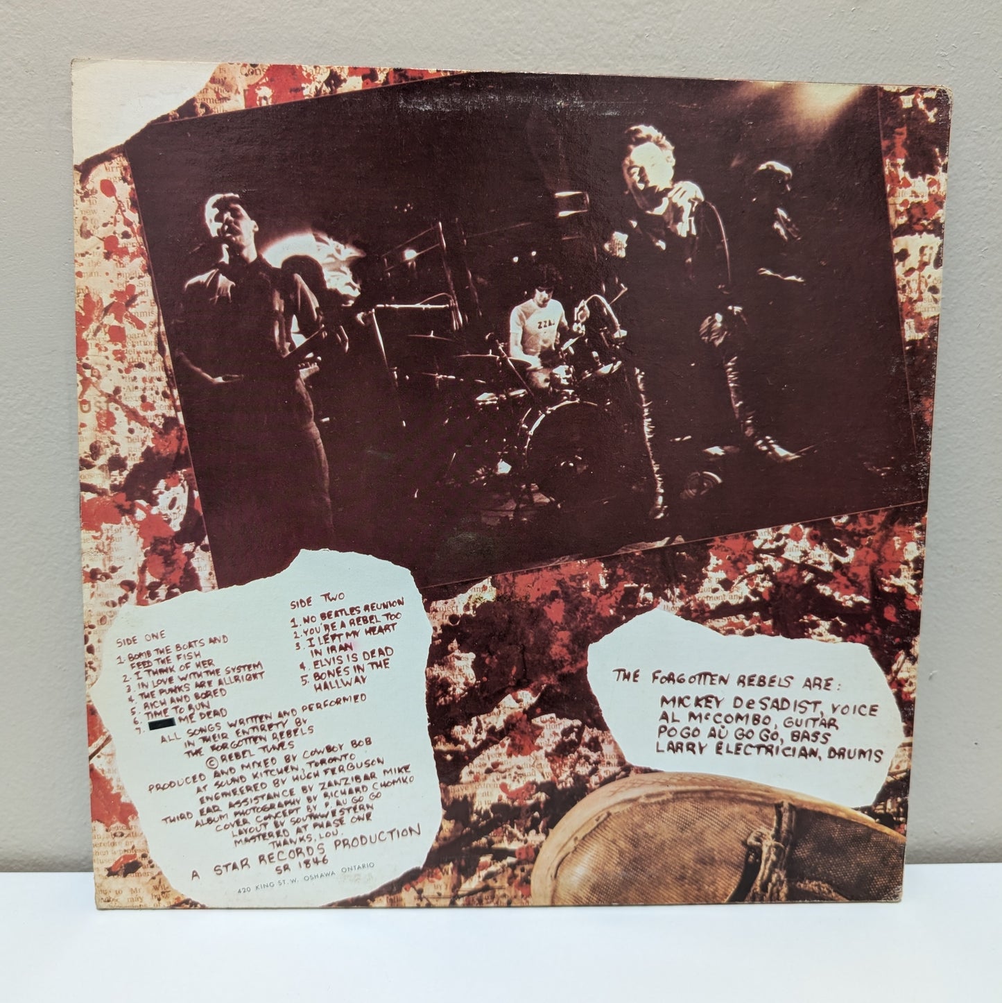 Forgotten Rebels In Love With The System LP