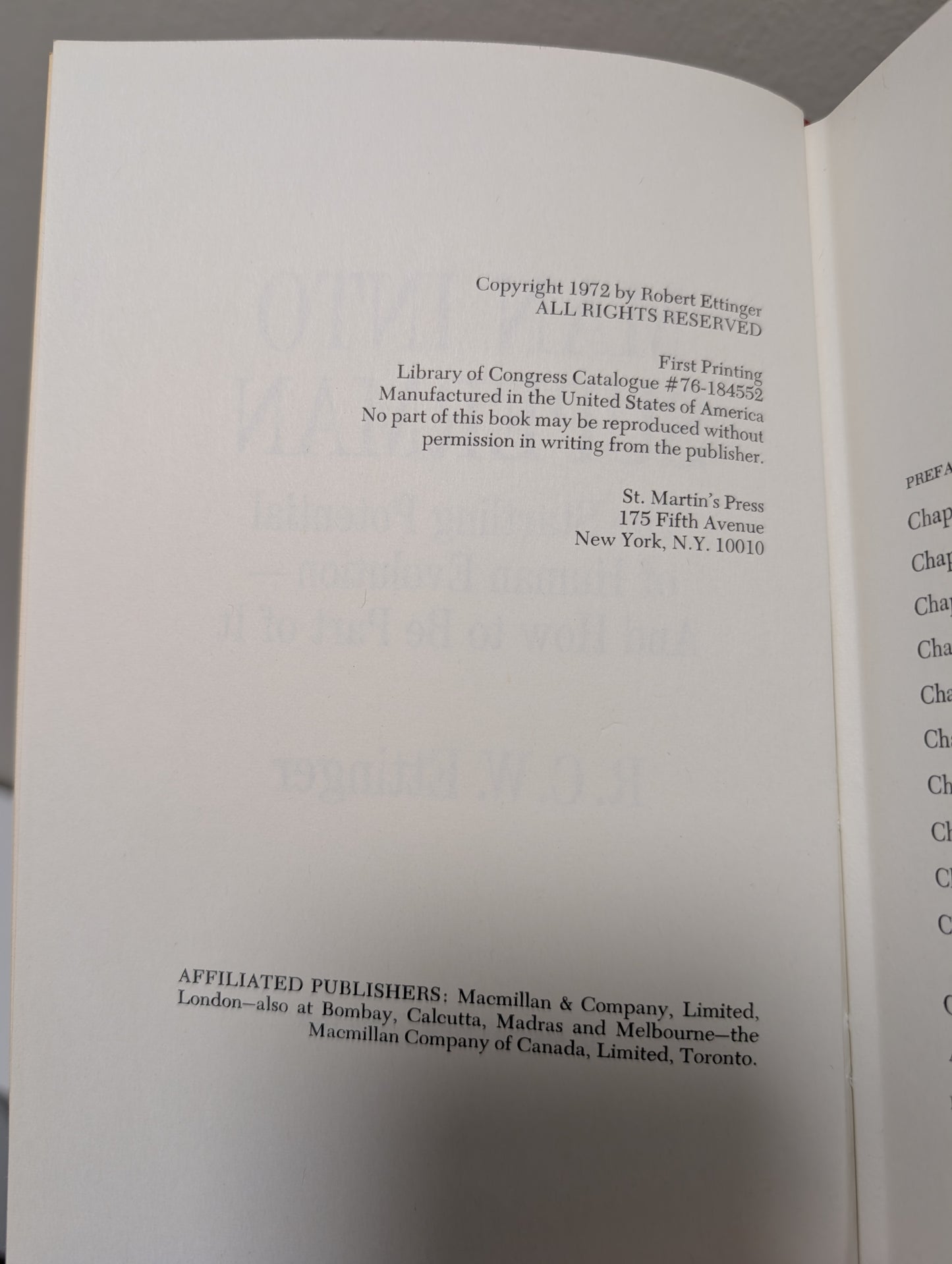 Man Into Superman - R.C.W. Ettinger