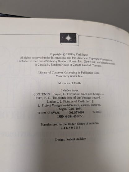 Murmurs of Earth: The Voyager Interstellar Record - Carl Sagan and others
